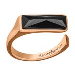 Mercedes Crystal and Rose Gold Ring