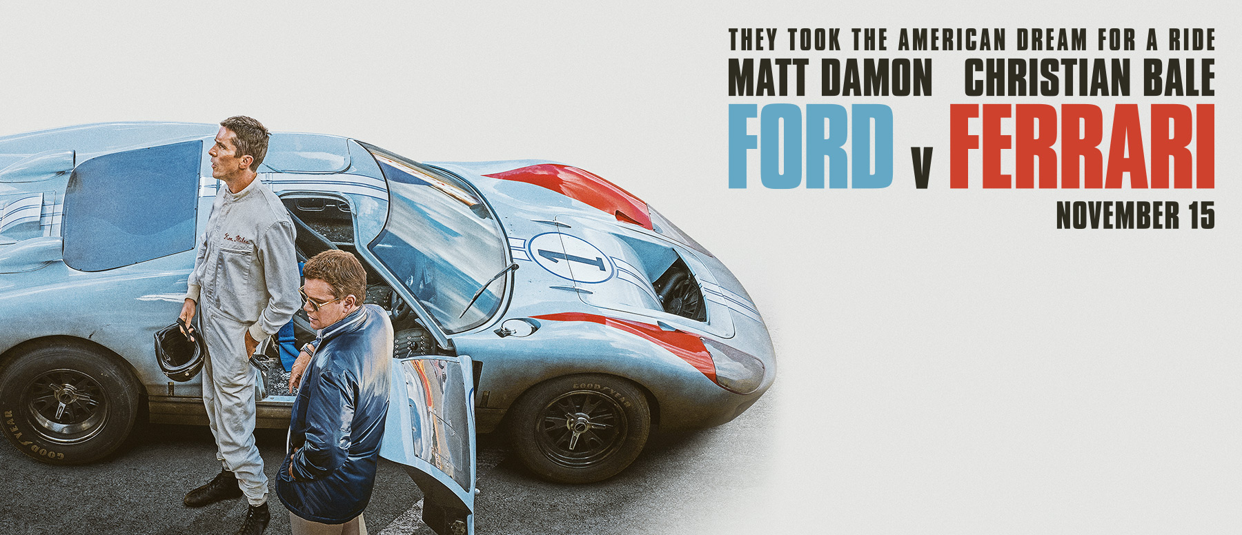 Ford v Ferrari Movie Poster  FOX